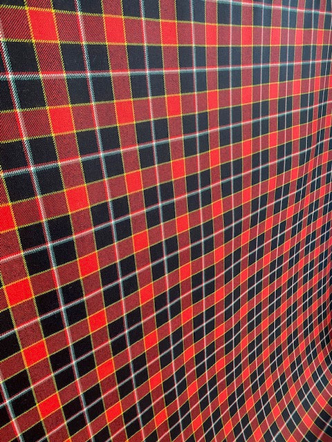 SOLM Tartan Sample (Rosso) WOOL