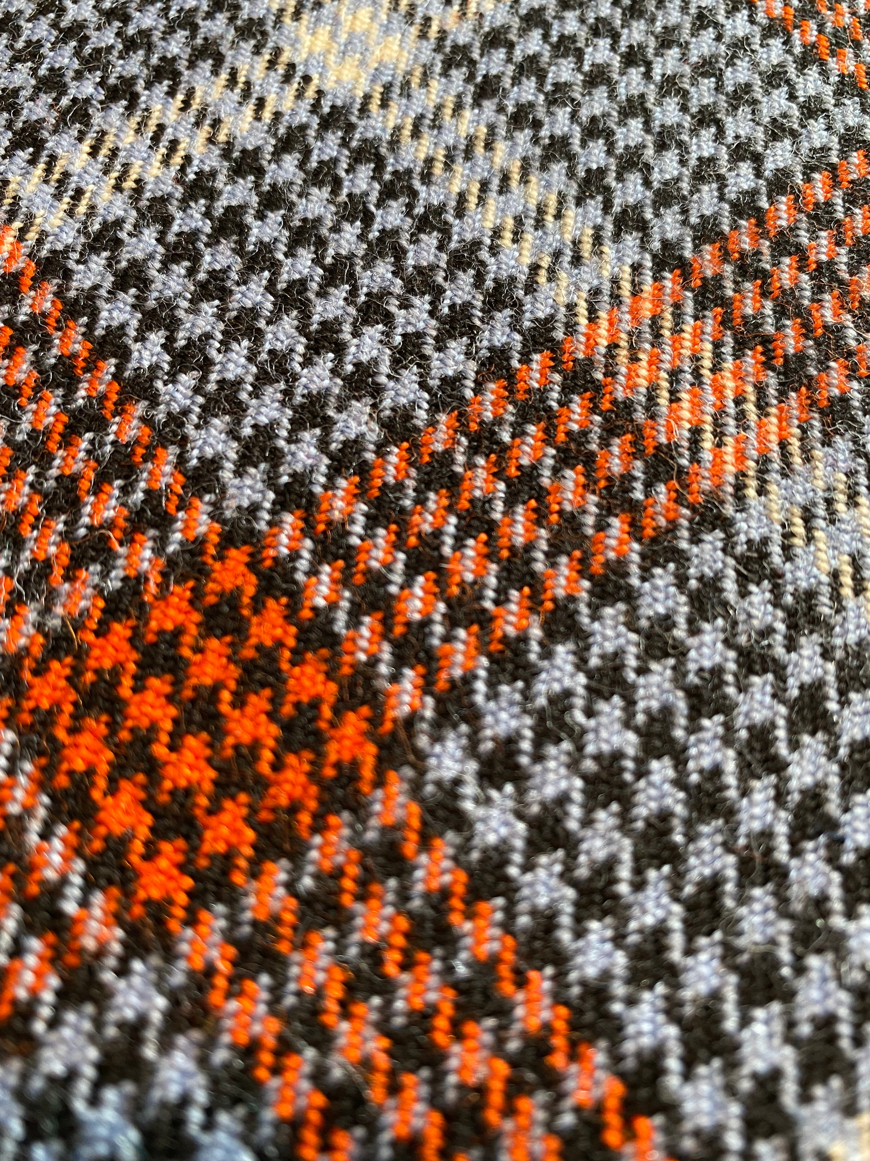 SOLM (Racing) Houndstooth WOOL Material only