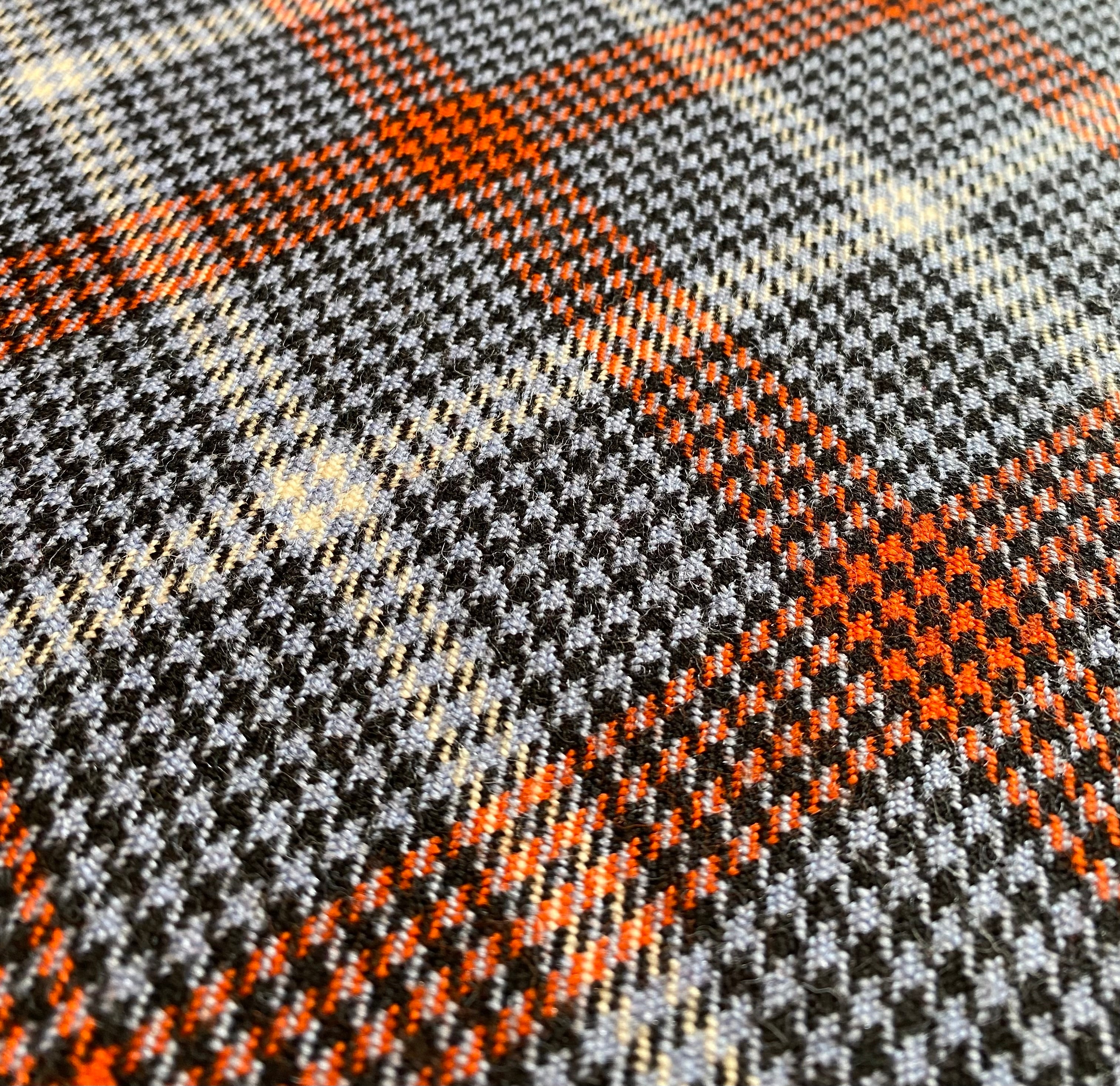 SOLM (Racing) Houndstooth WOOL Material only