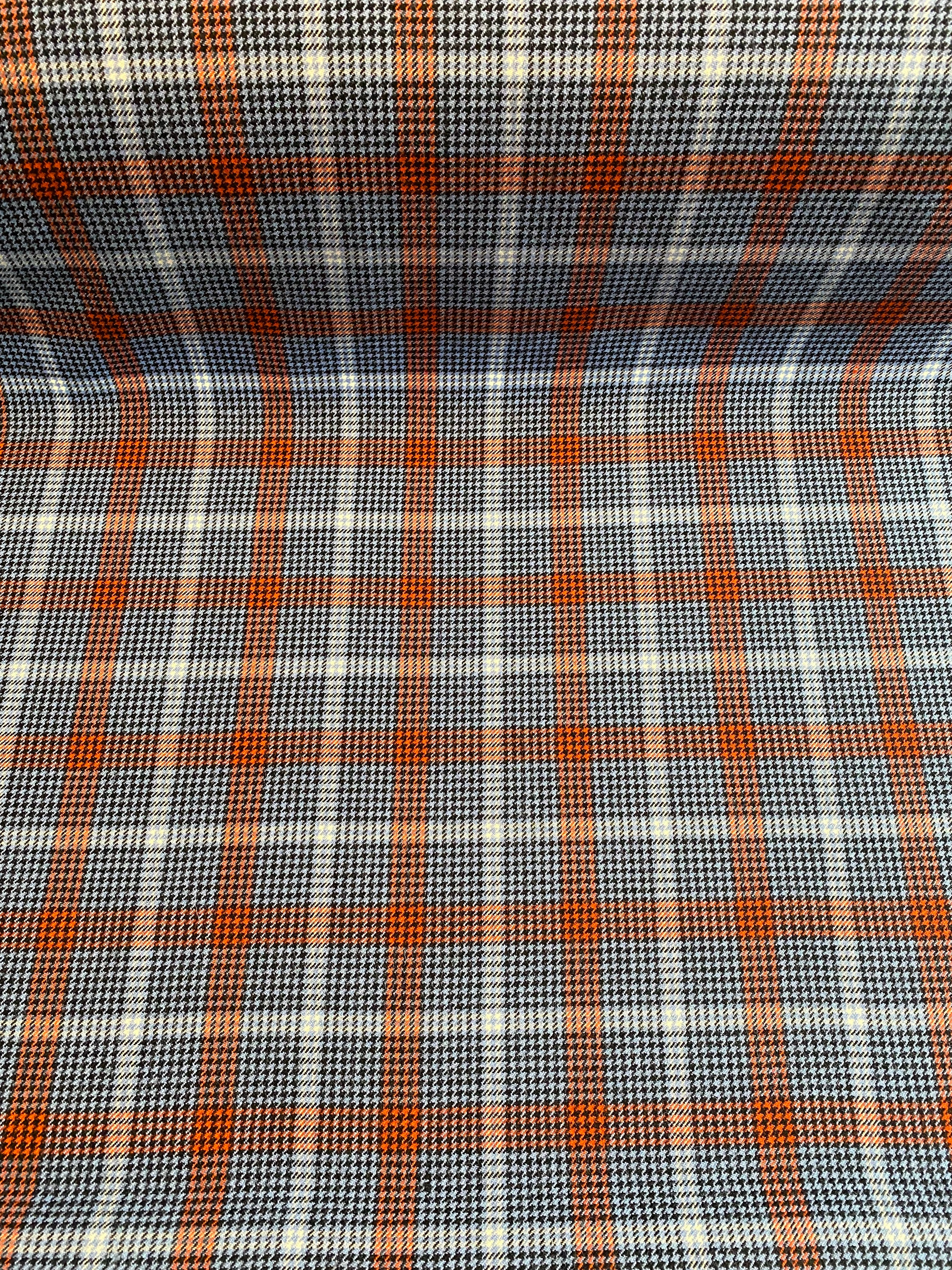 SOLM (Racing) Houndstooth WOOL Material only