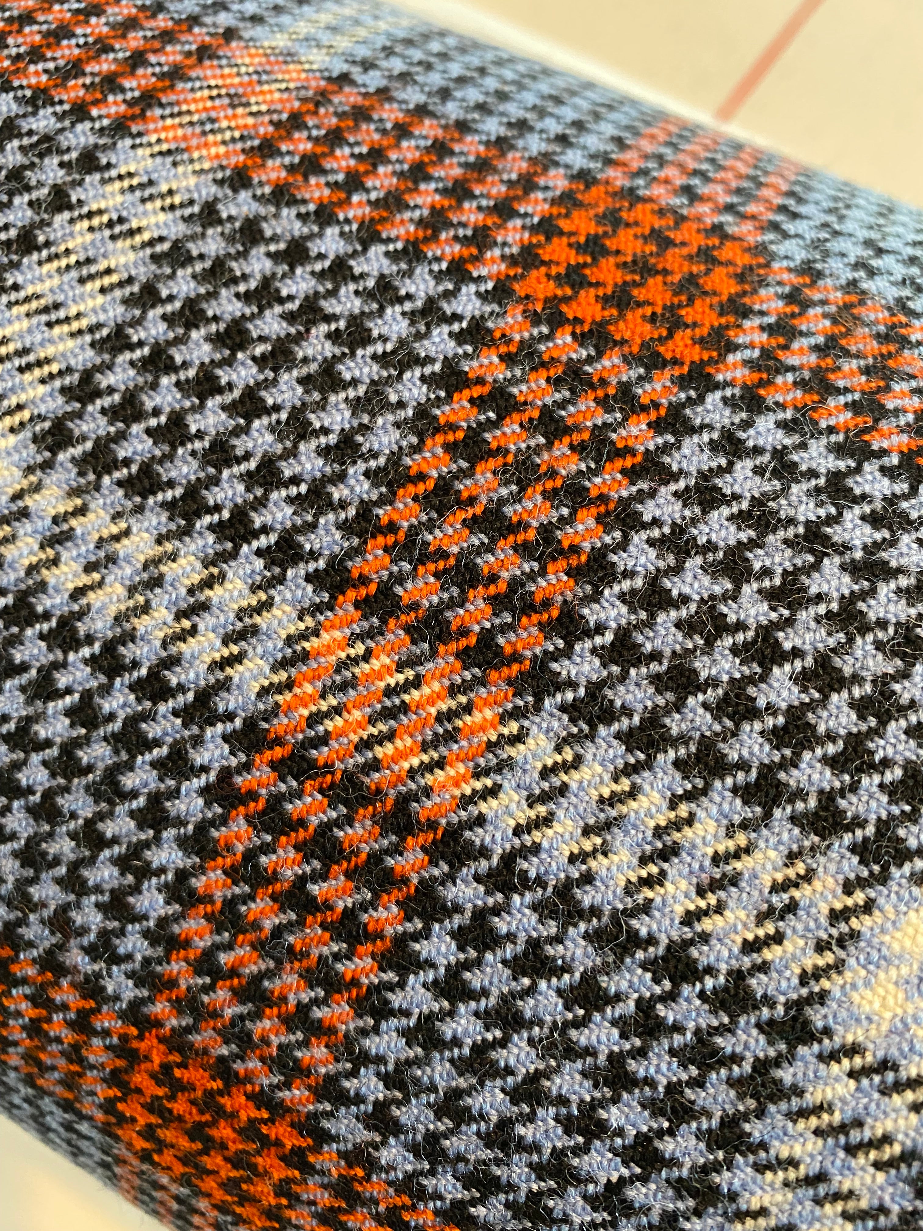 SOLM (Racing) Houndstooth WOOL Material only