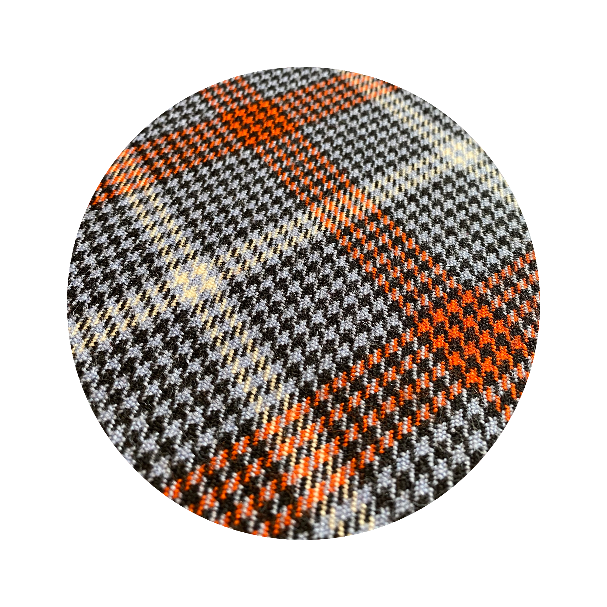 SOLM (Racing) Houndstooth WOOL Material only
