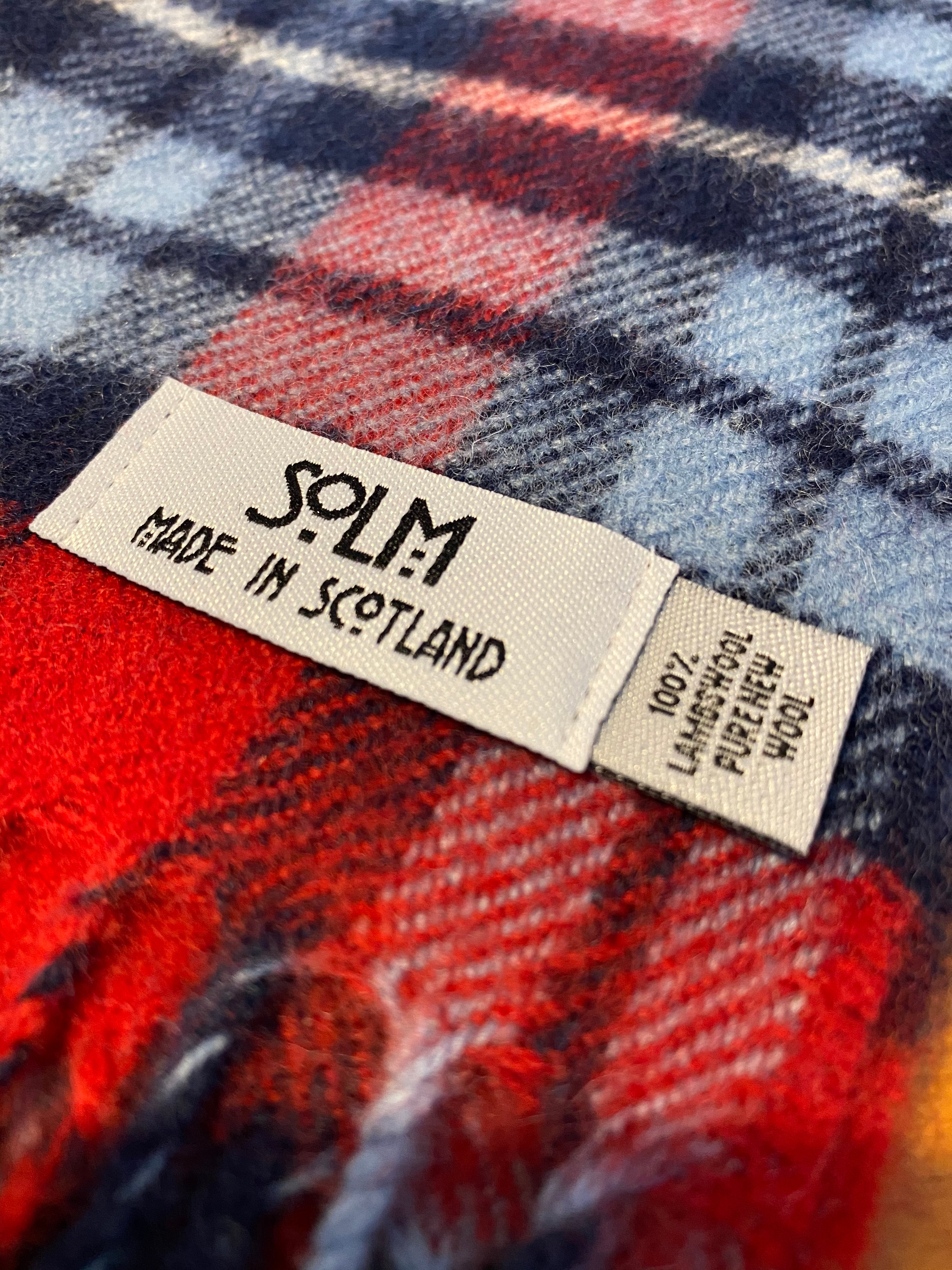 SOLM Lambswool Scarf (Retro Racing)